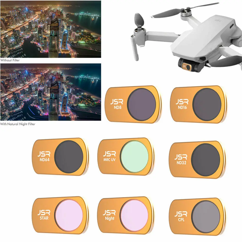 Drone Kit With Camera - ドローンフィルターdjimavicミニカメラ,レンズフィルター,uv,cpl,ND-PL,8,16,32,64スター,アクセサリーキット