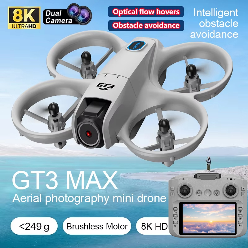 Drone Kit Tricopter - 新型GT3 MAXドローン 8K HD 4.3インチリモコン ヘッドレスモード
